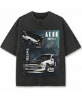 Vintage Fade Wash Oversized T-shirt Front Design