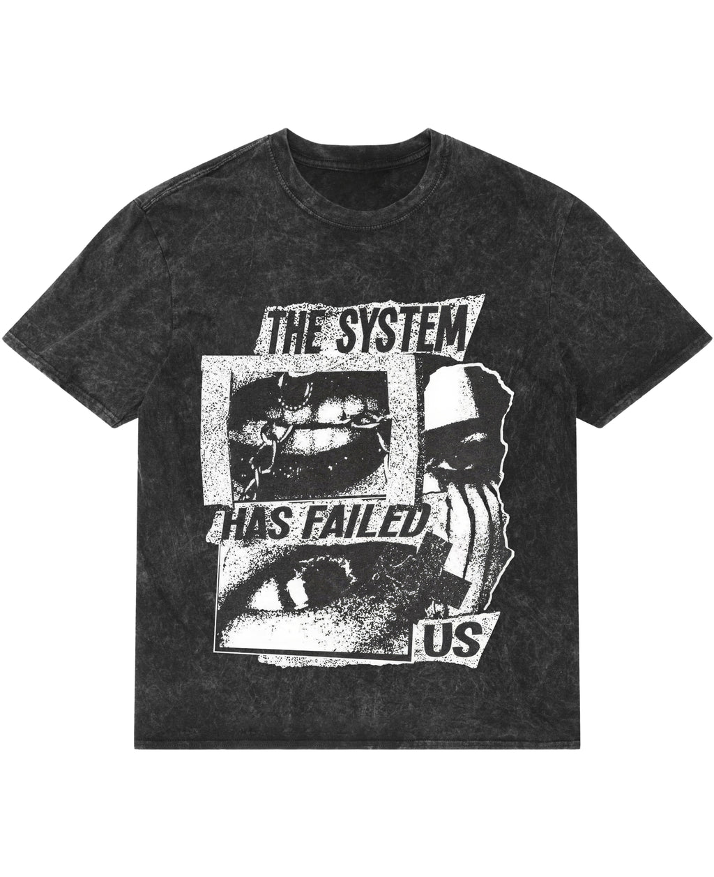 Acidwash Oversized T-shirt Front Design