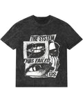 Acidwash Oversized T-shirt Front Design