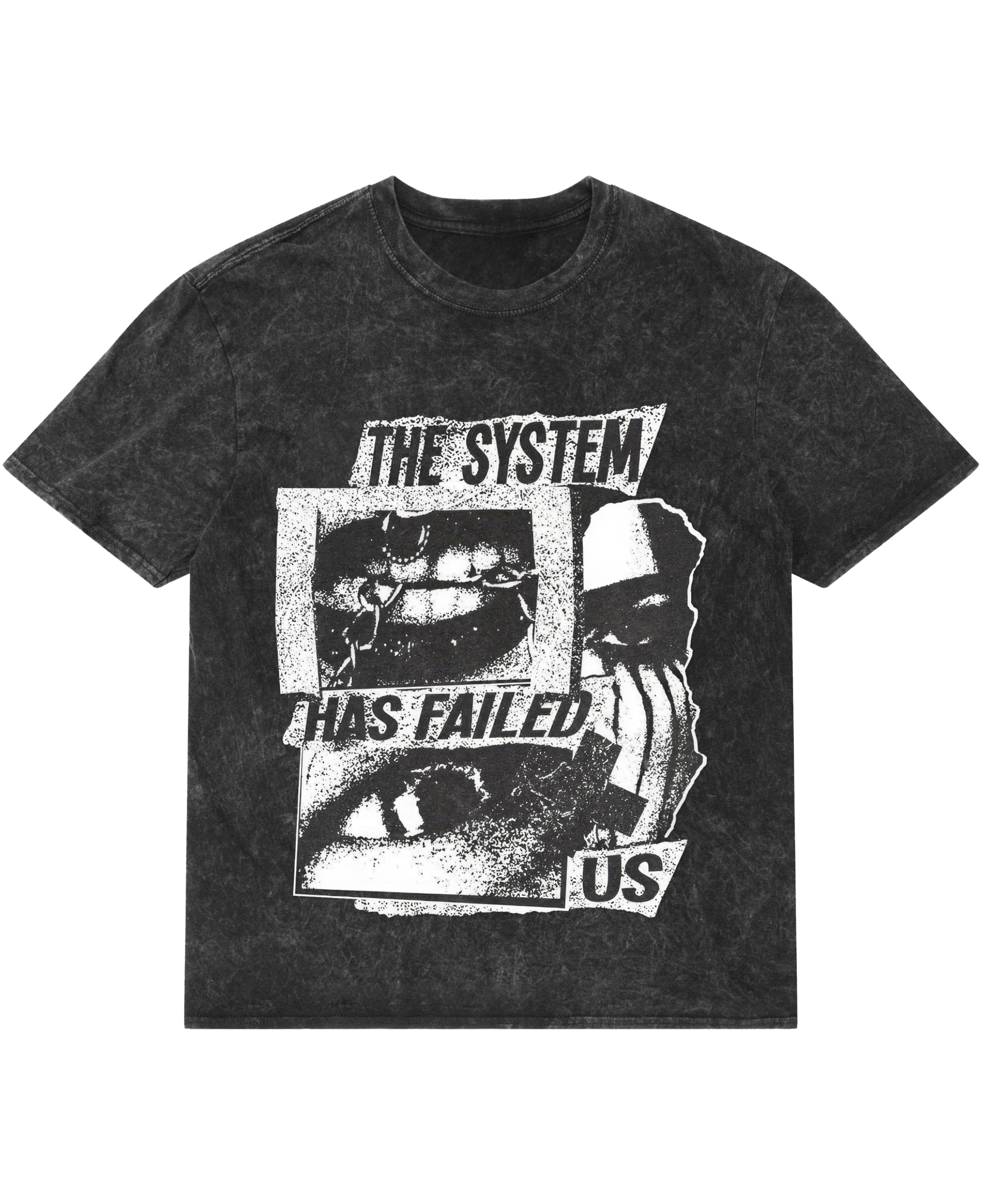 Acidwash Oversized T-shirt Front Design