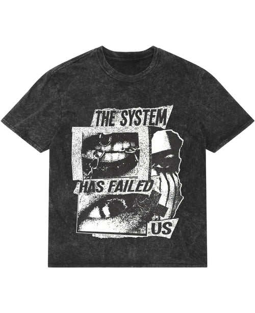 Acidwash Oversized T-shirt Front Design