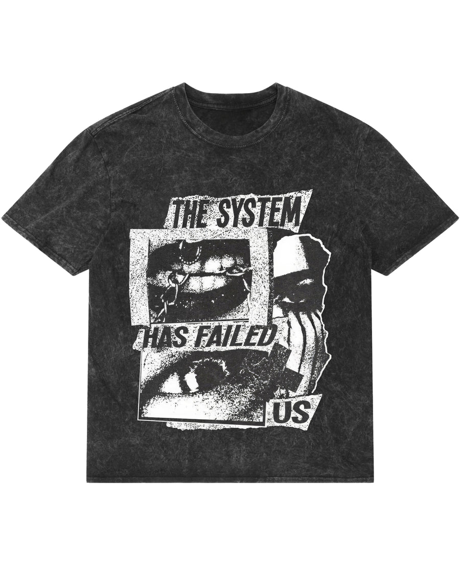 Acidwash Oversized T-shirt Front Design