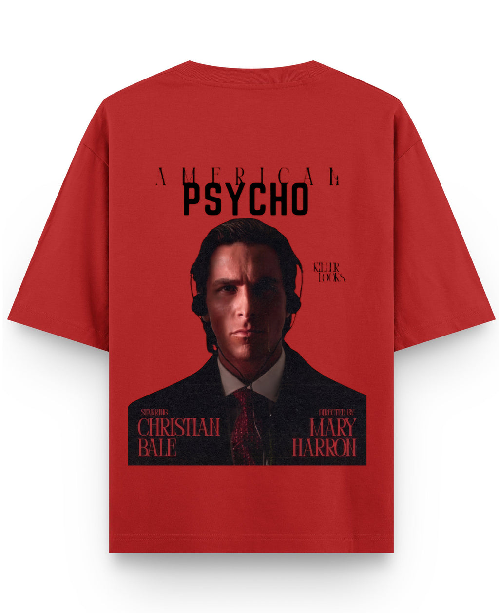 Red Oversized T-shirt Back Design