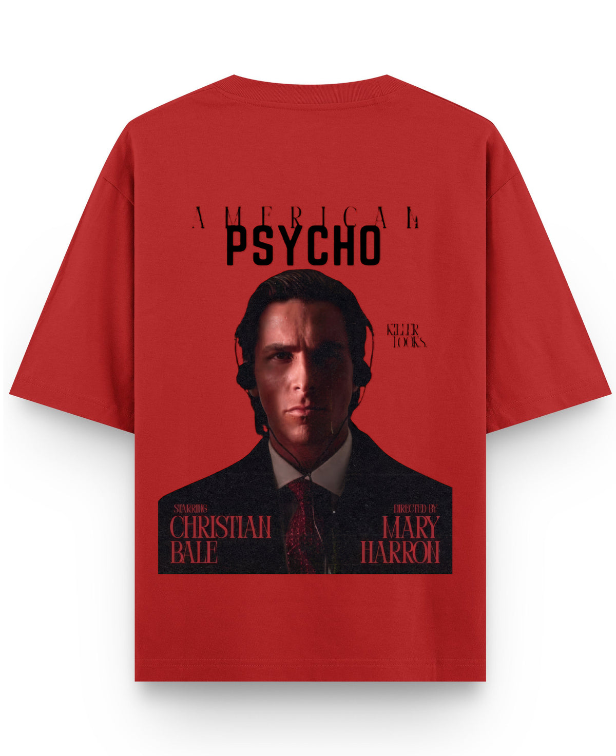 Red Oversized T-shirt Back Design