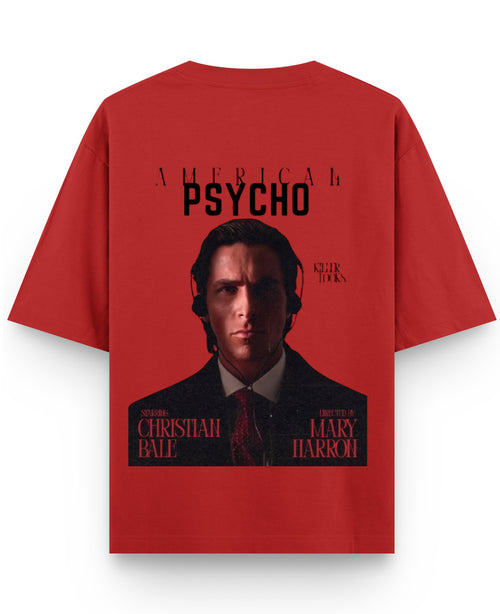 Red Oversized T-shirt Back Design