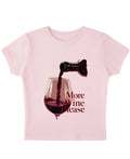 Baby Pink Baby Tee Front Design