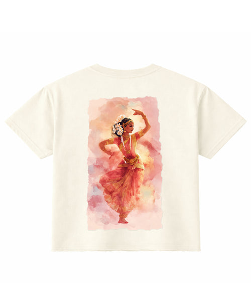 Off White Boxy Fit T-shirt Back Design