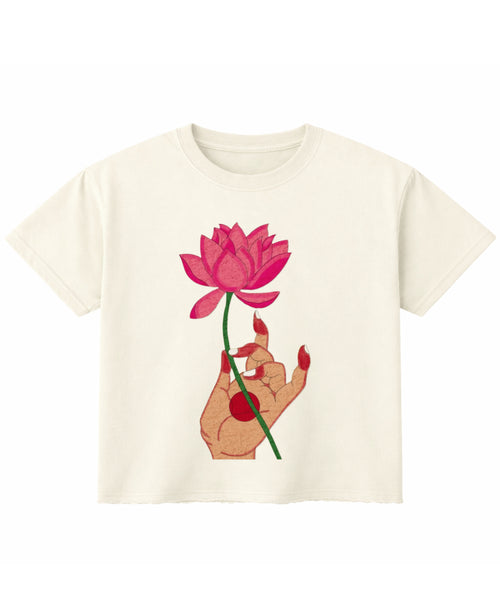 Off White Boxy Fit T-shirt Front Design