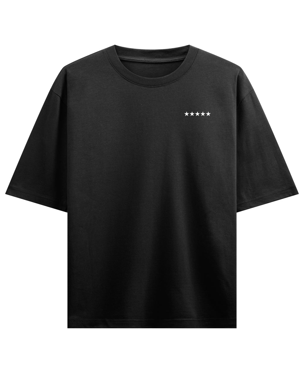 Black Oversized T-shirt Front Design