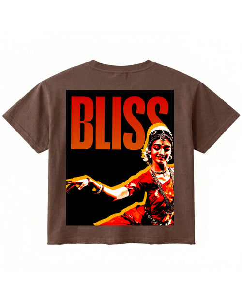 Brown Boxy Fit T-shirt Back Design