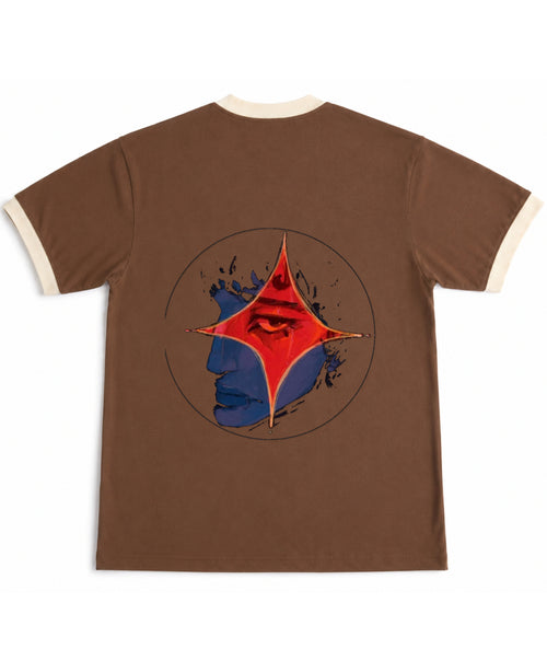Mousse & Cream Ringer tee Back Design
