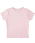 Baby Pink Baby Tee Front Design