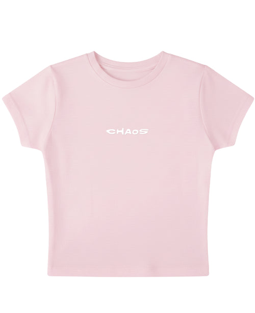Baby Pink Baby Tee Front Design