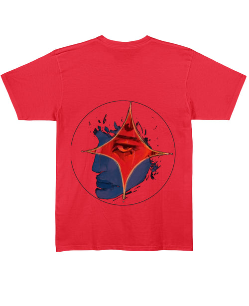 Red Regular Fit T-shirt Back Design