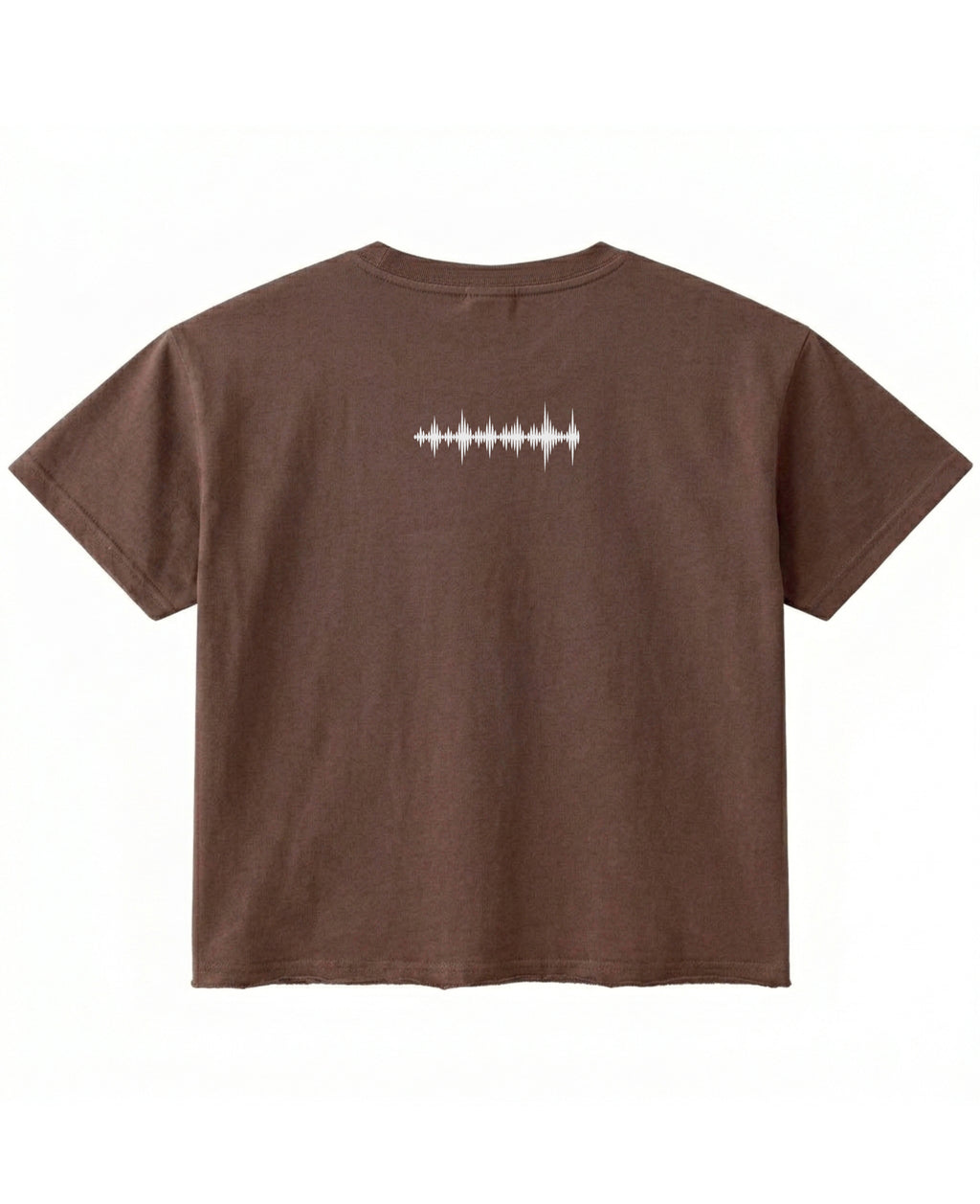 Brown Boxy Fit T-shirt Back Design