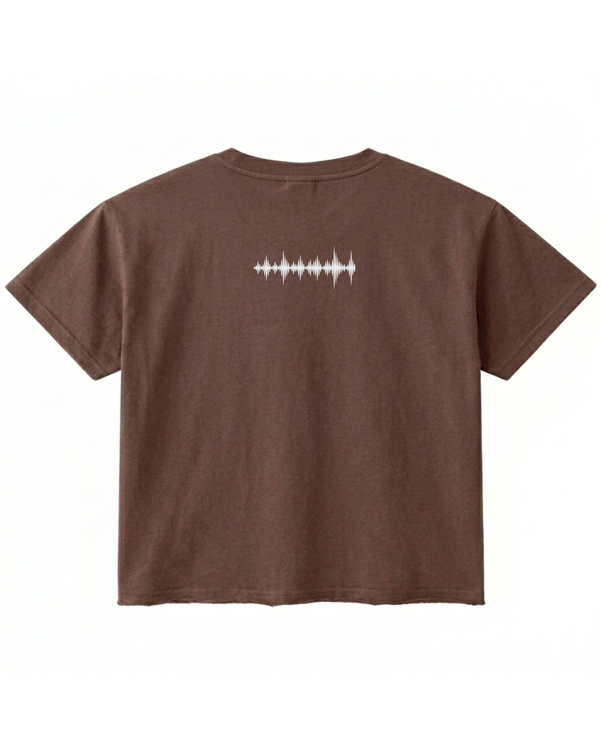 Brown Boxy Fit T-shirt Back Design