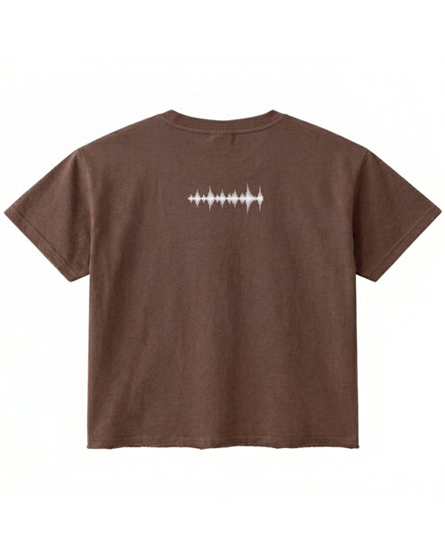Brown Boxy Fit T-shirt Back Design