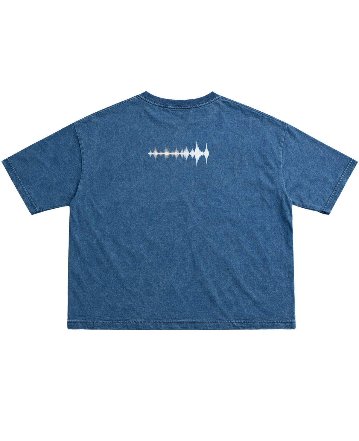 Denim Wash Boxy Fit T-shirt Back Design