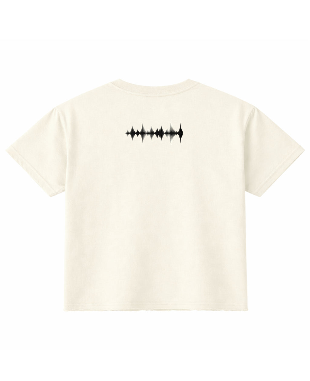 Off White Boxy Fit T-shirt Back Design