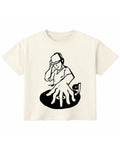 Off White Boxy Fit T-shirt Front Design