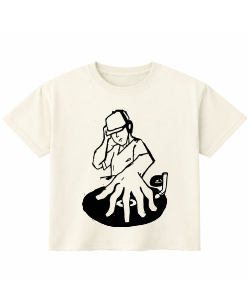Off White Boxy Fit T-shirt Front Design