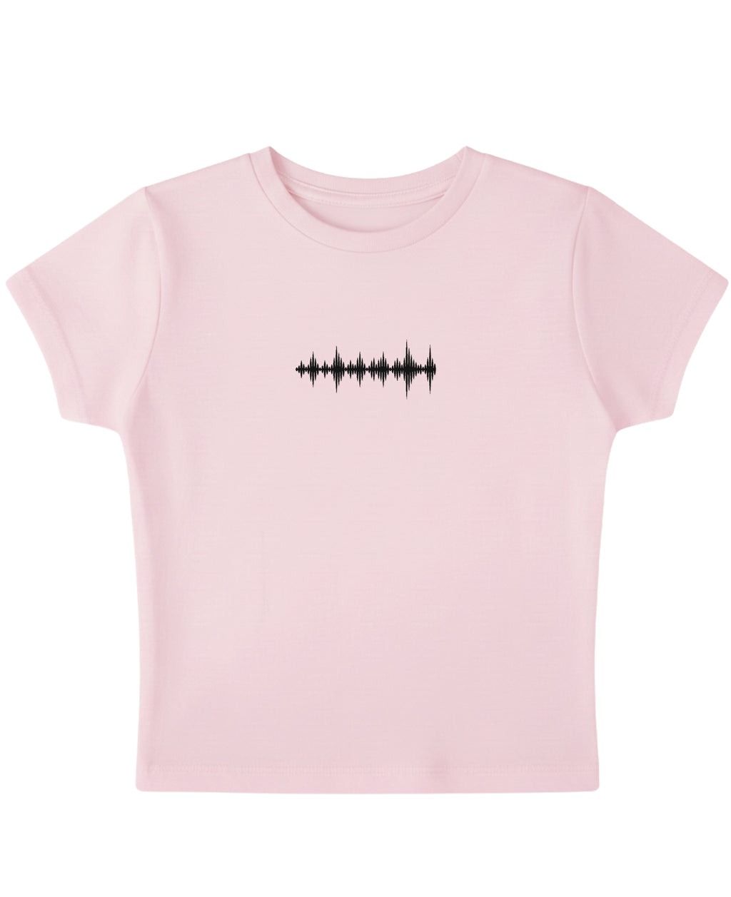 Baby Pink Baby Tee Front Design