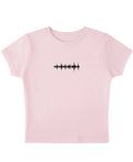 Baby Pink Baby Tee Front Design
