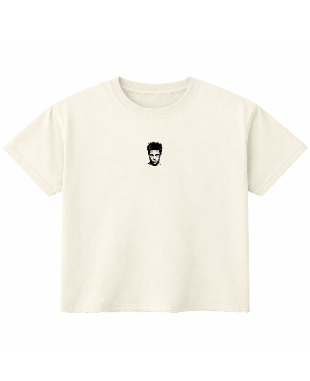 Off White Boxy Fit T-shirt Front Design