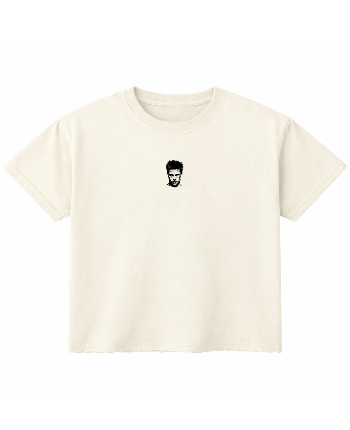 Off White Boxy Fit T-shirt Front Design