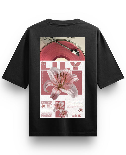 Black Oversized T-shirt Back Design