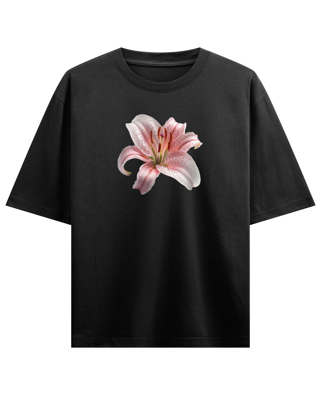 Black Oversized T-shirt Front Design