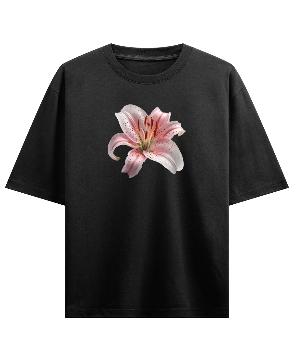 Black Oversized T-shirt Front Design