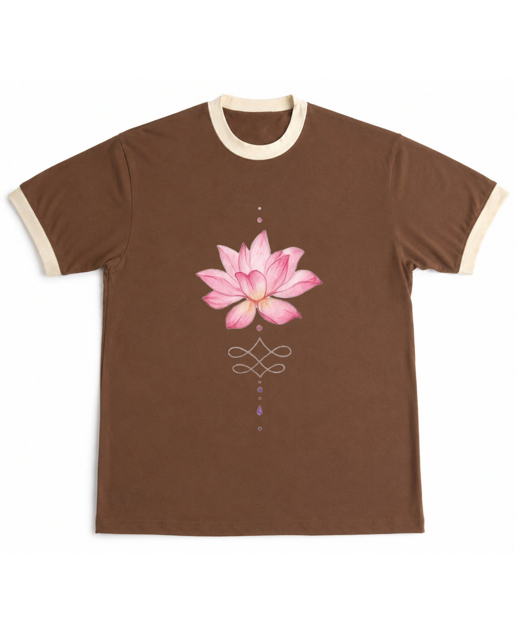 Mousse & Cream Ringer tee Front Design
