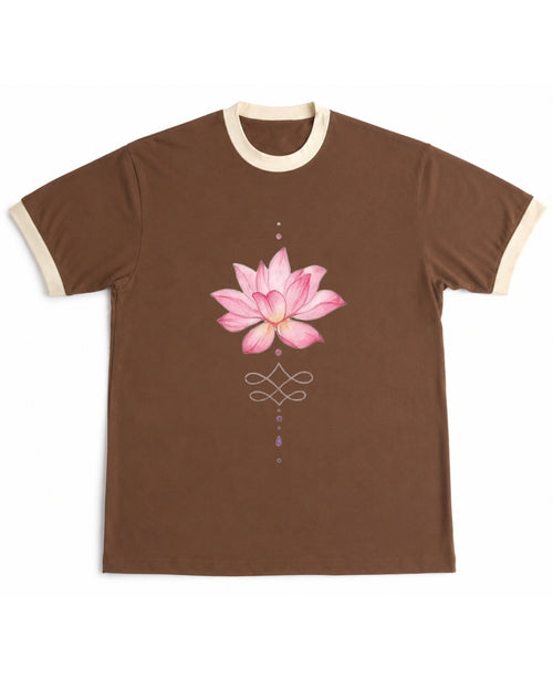 Mousse & Cream Ringer tee Front Design