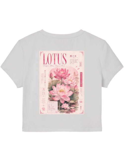 White Baby Tee Back Design
