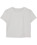 White Baby Tee Front Design