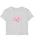 White Baby Tee Front Design