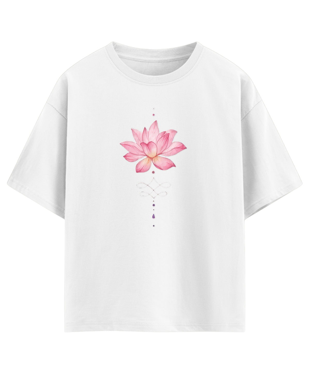 White Oversized T-shirt Front Design