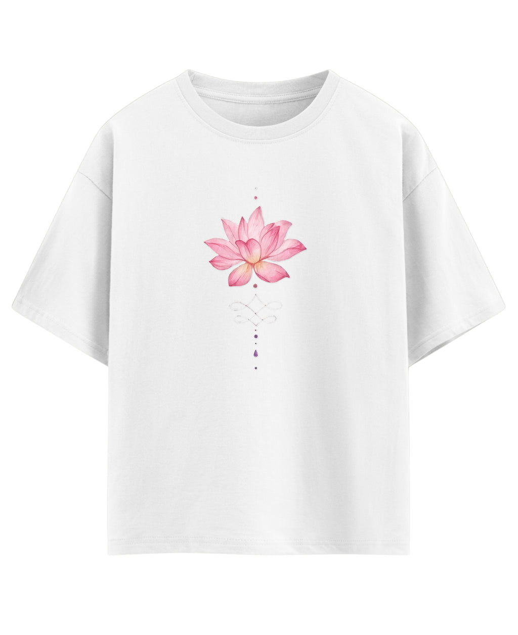 White Oversized T-shirt Front Design