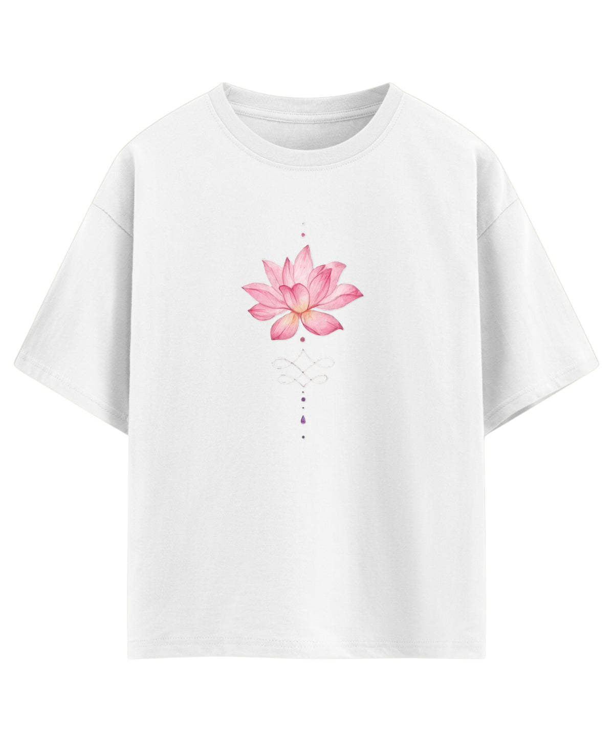 White Oversized T-shirt Front Design