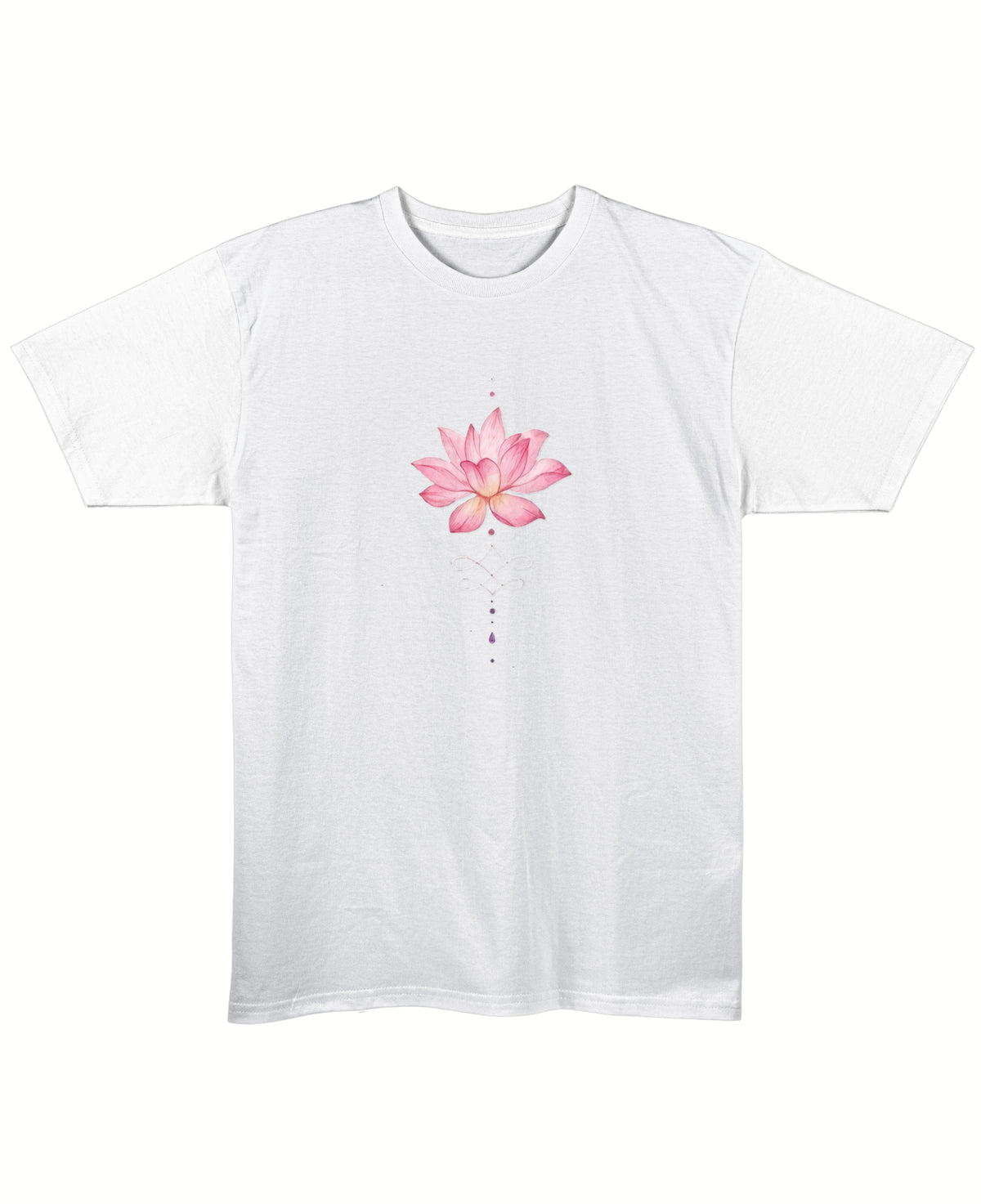 White Regular Fit T-shirt Front Design