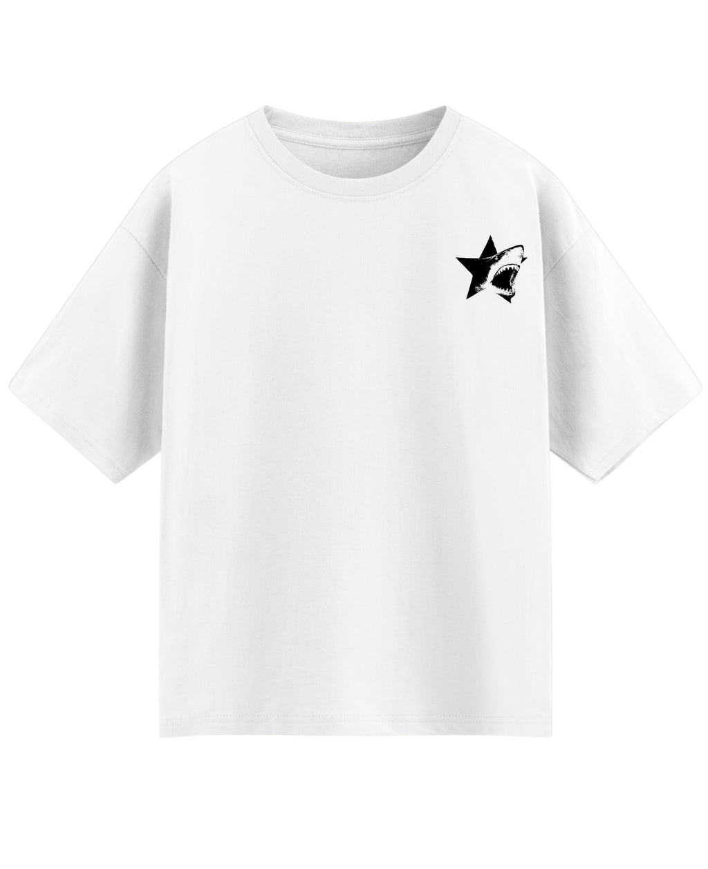White Oversized T-shirt Front Design