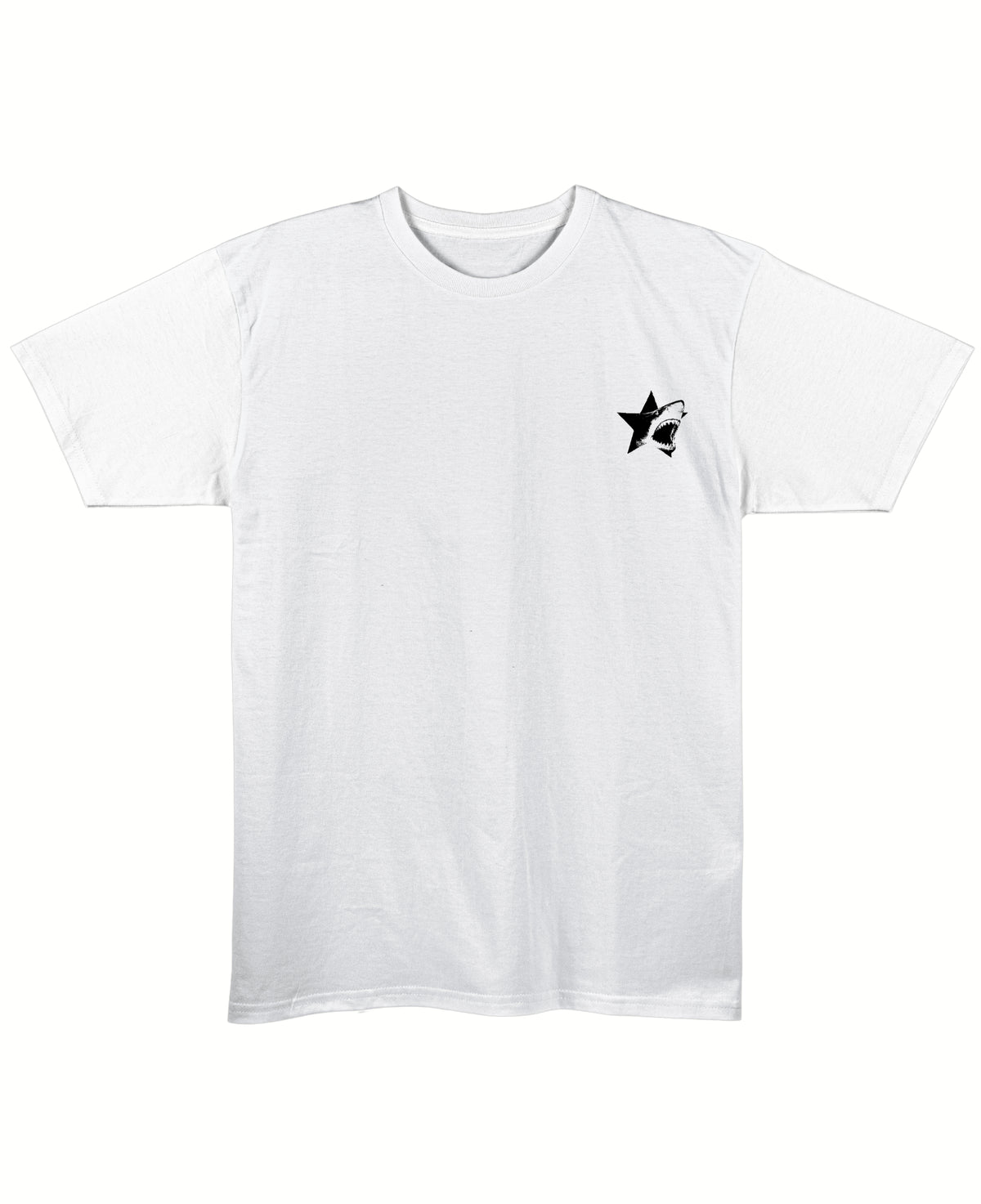 White Regular Fit T-shirt Front Design