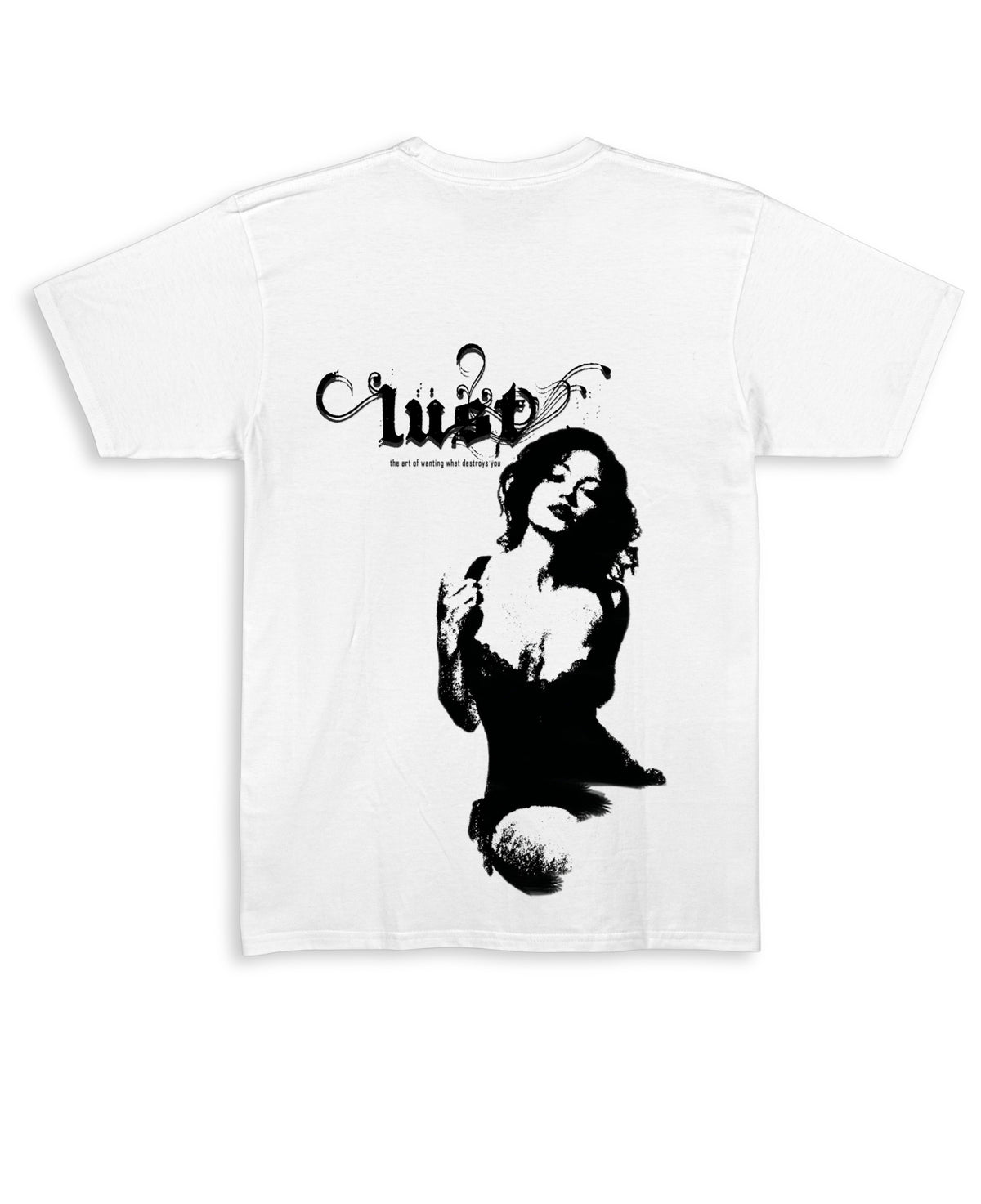 White Regular Fit T-shirt Back Design