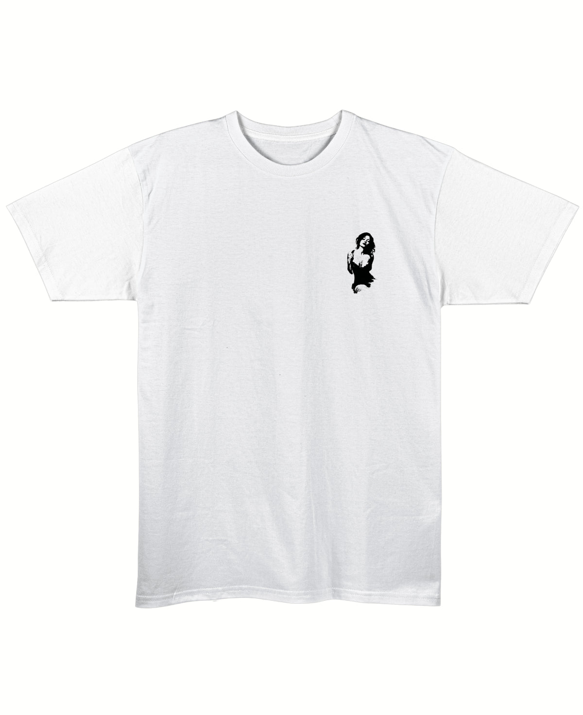 White Regular Fit T-shirt Front Design