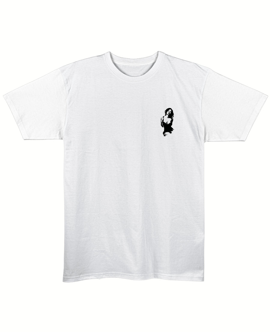 White Regular Fit T-shirt Front Design