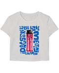 White Baby Tee Front Design