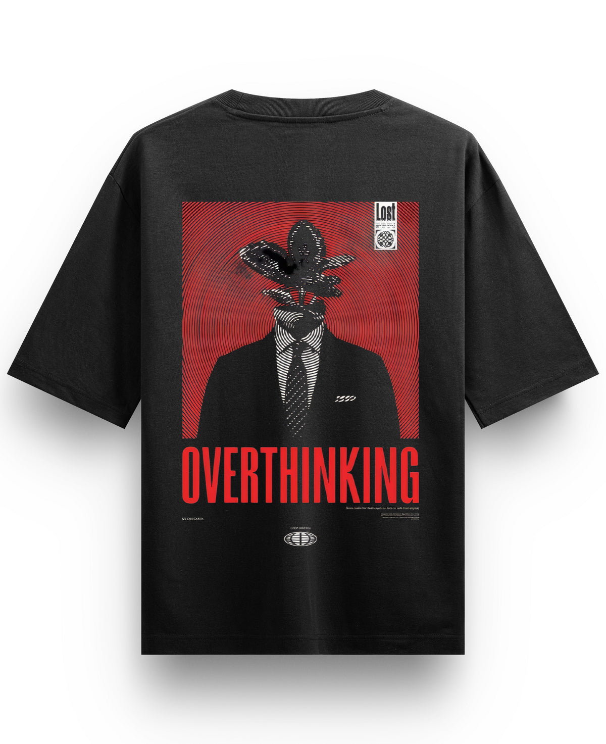 Black Oversized T-shirt Back Design