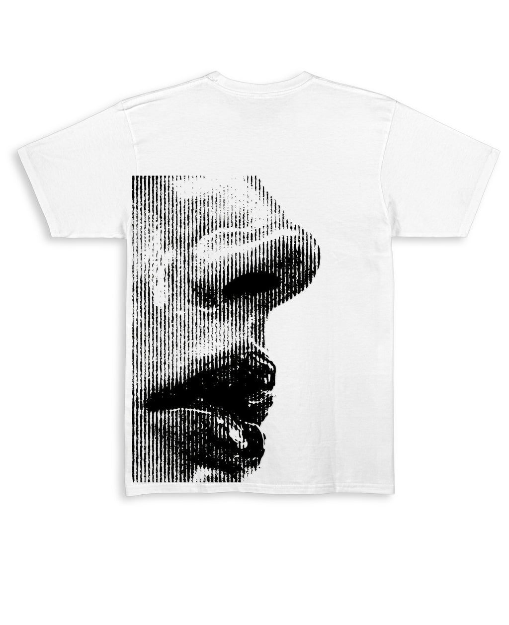 White Regular Fit T-shirt Back Design