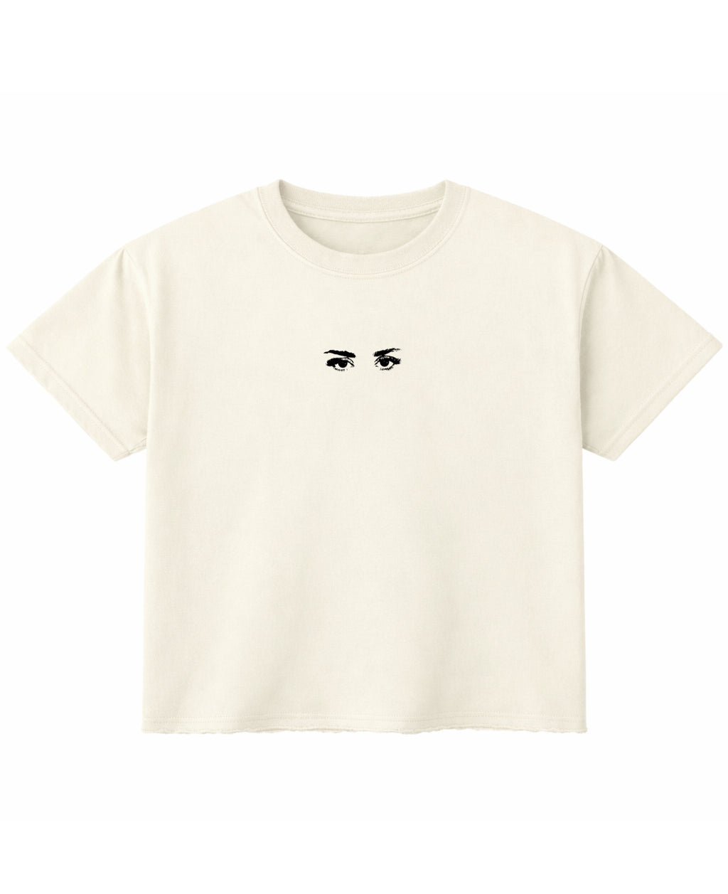 Off White Boxy Fit T-shirt Front Design
